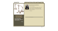 Desktop Screenshot of ismailcolakoglu.av.tr